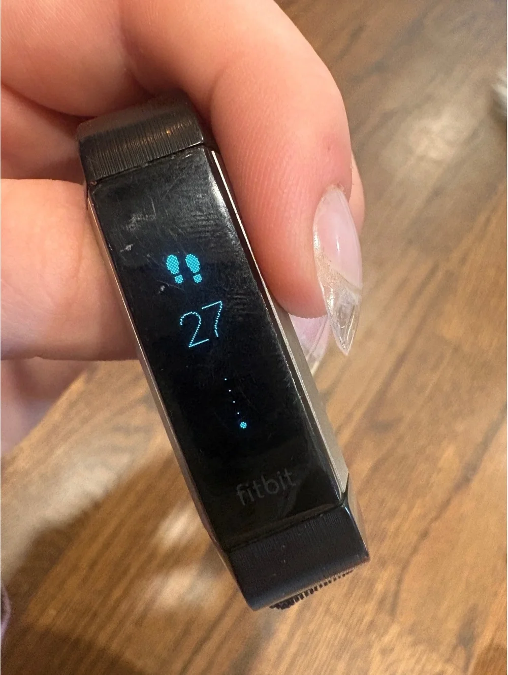 Fitbit Alta HR Fitness Wristband Large Size - Black